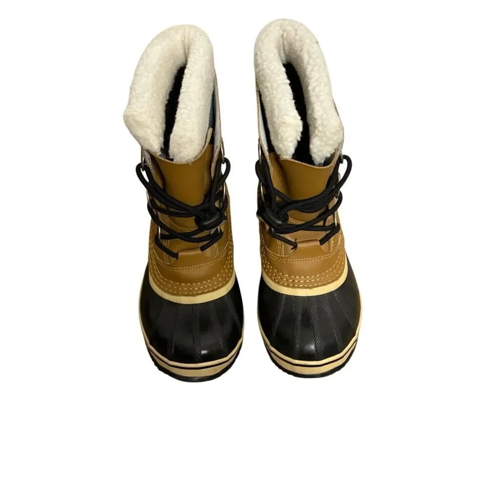 Sorel Yoot Pac TP Waterproof Coated Leather Winter Boots Size 4Y